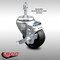 Service Caster 3.5 Inch SS Soft Rubber Wheel Swivel 3/8 Inch Threaded Stem Caster with Brake SCC-SSTS20S3514-SRS-TLB-381615 - alternate 3
